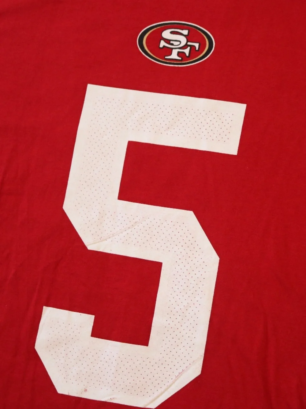 Trey Lance San Francisco 49ers Nike Tee Shirt Men's XXL Red NWT #5 100% Cotton